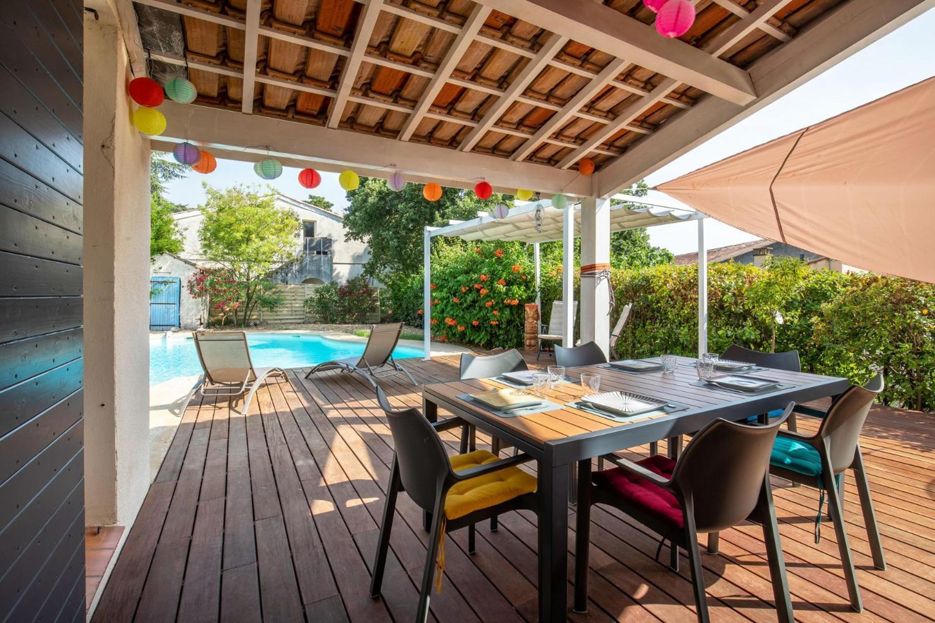 Villa Lumineuse Avec Piscine Chambres Ou Villa Saint-Georges-dʼOrques Extérieur photo