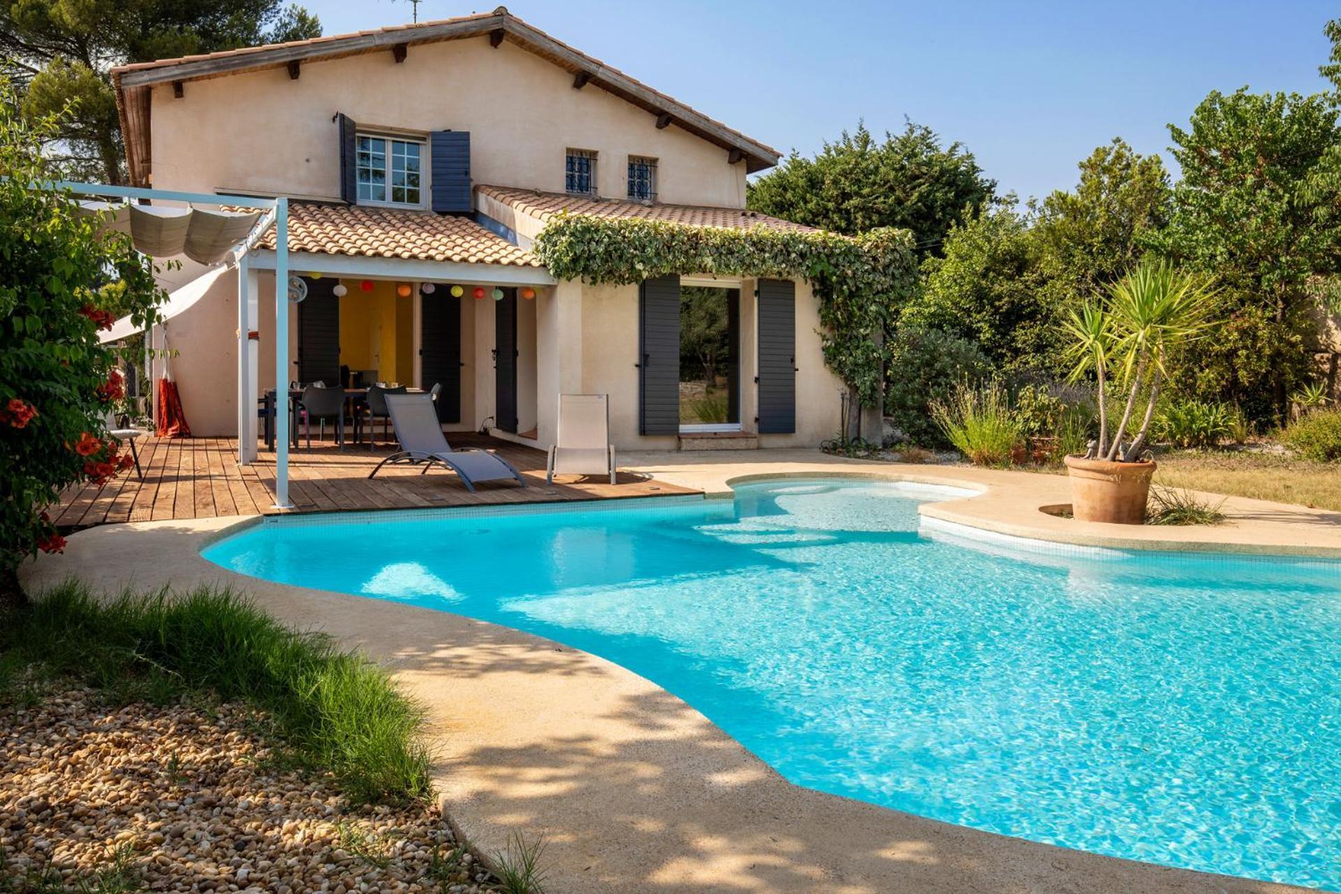 Villa Lumineuse Avec Piscine Chambres Ou Villa Saint-Georges-dʼOrques Extérieur photo